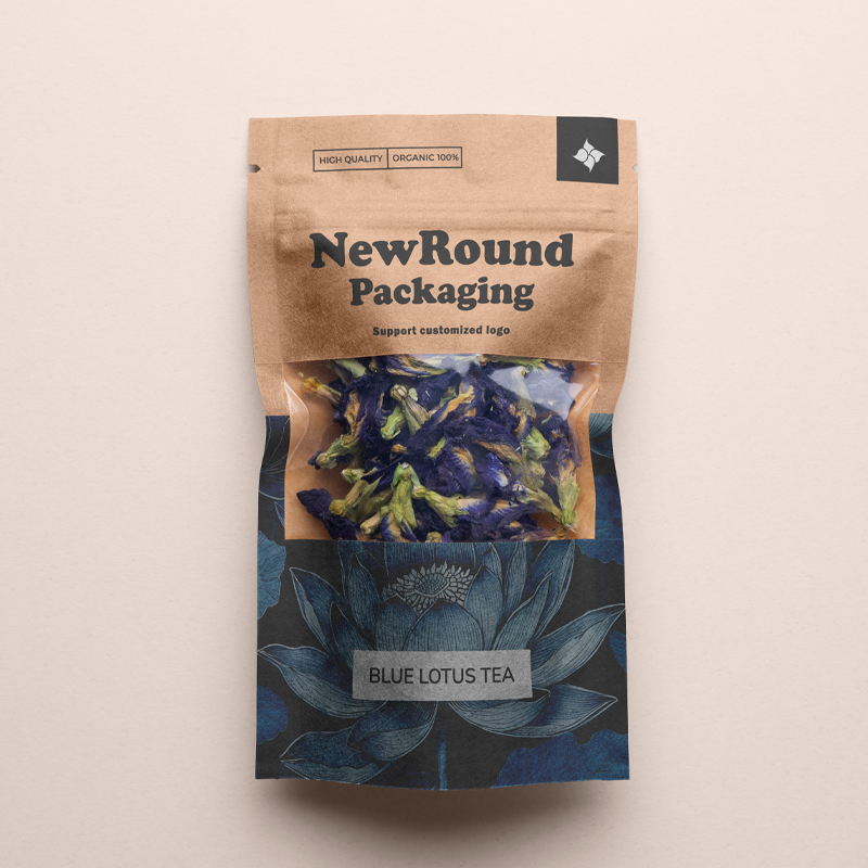 ​​Waterproof clear window snack packaging​
