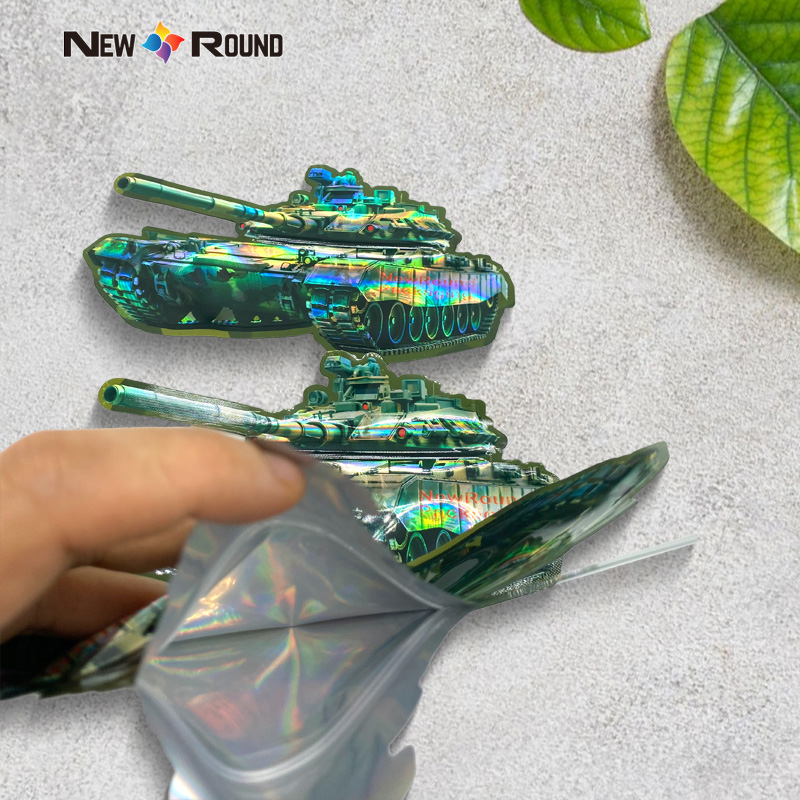 holographic zip bag