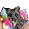 Custom Smell Proof Aluminum Foil Zipper 3.5g Bag Matte With Spot UV Candy Gummies Packaging Special Shaped Die Cut Mylar Bag
