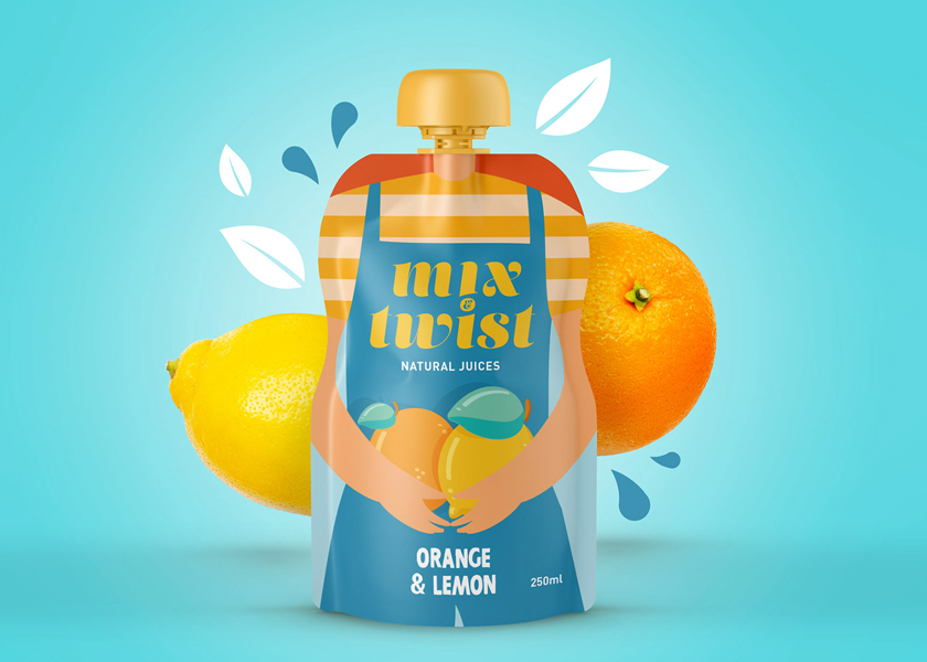 Custom sizes for beverages/snacks