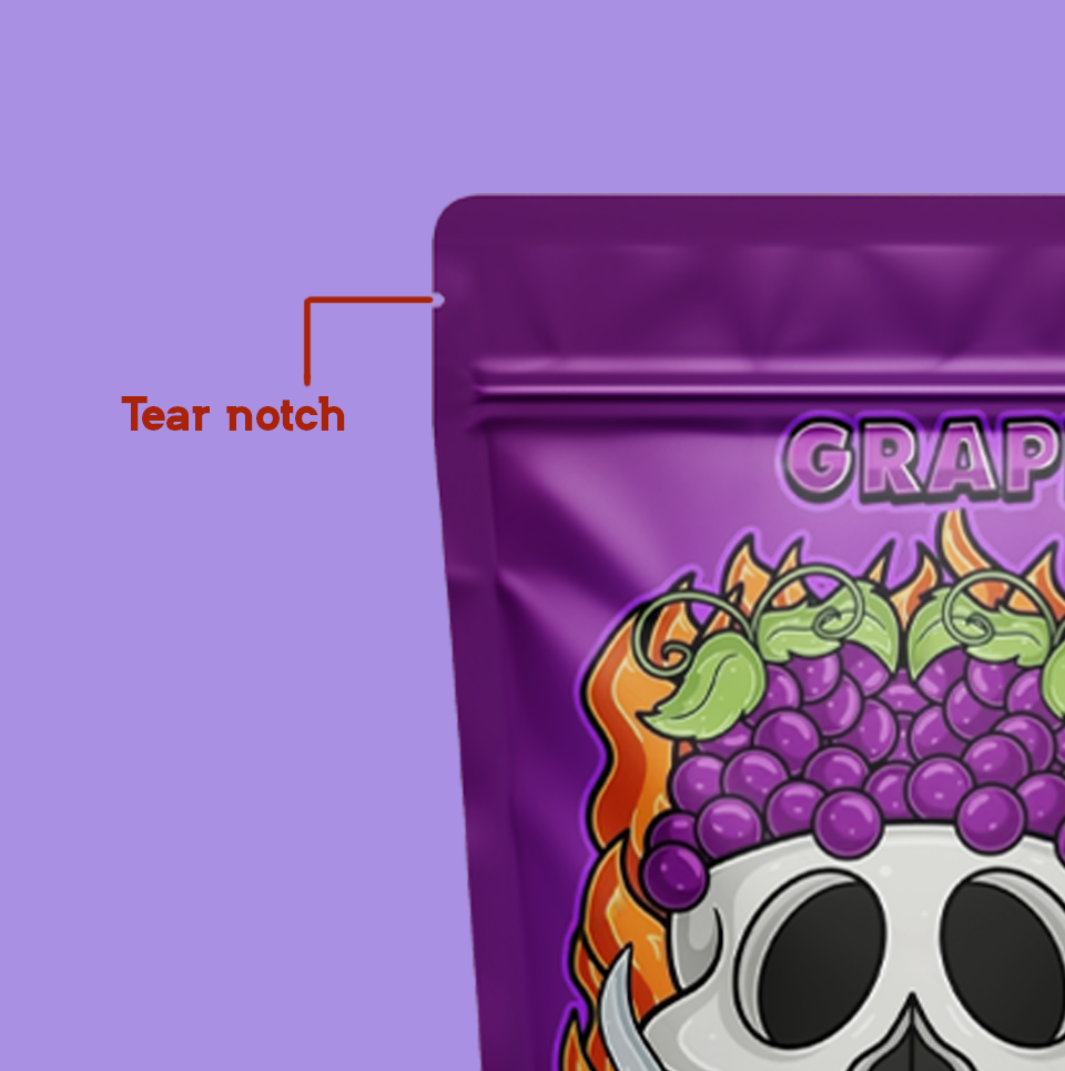 3.5 Mylar Bags Smell Proof Cookies Packaging