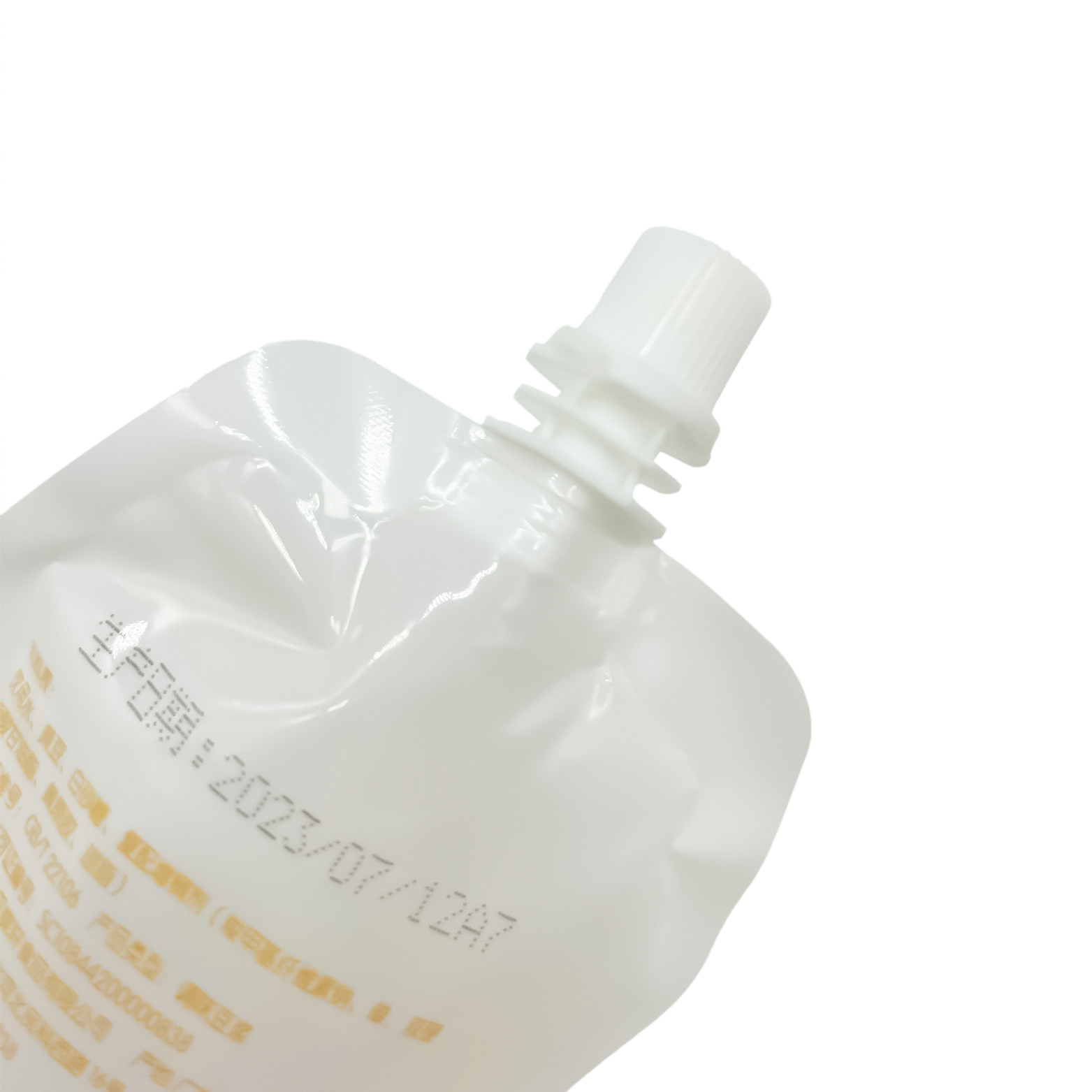 Heat Resistant Liquid Packaging Stand Up Bags Aluminum Foil Spout Pouch Bag