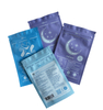 Grade Aluminum Foil Three Sides Seal Bag Facial Mask Packaging Facial Mask Bag with Logo