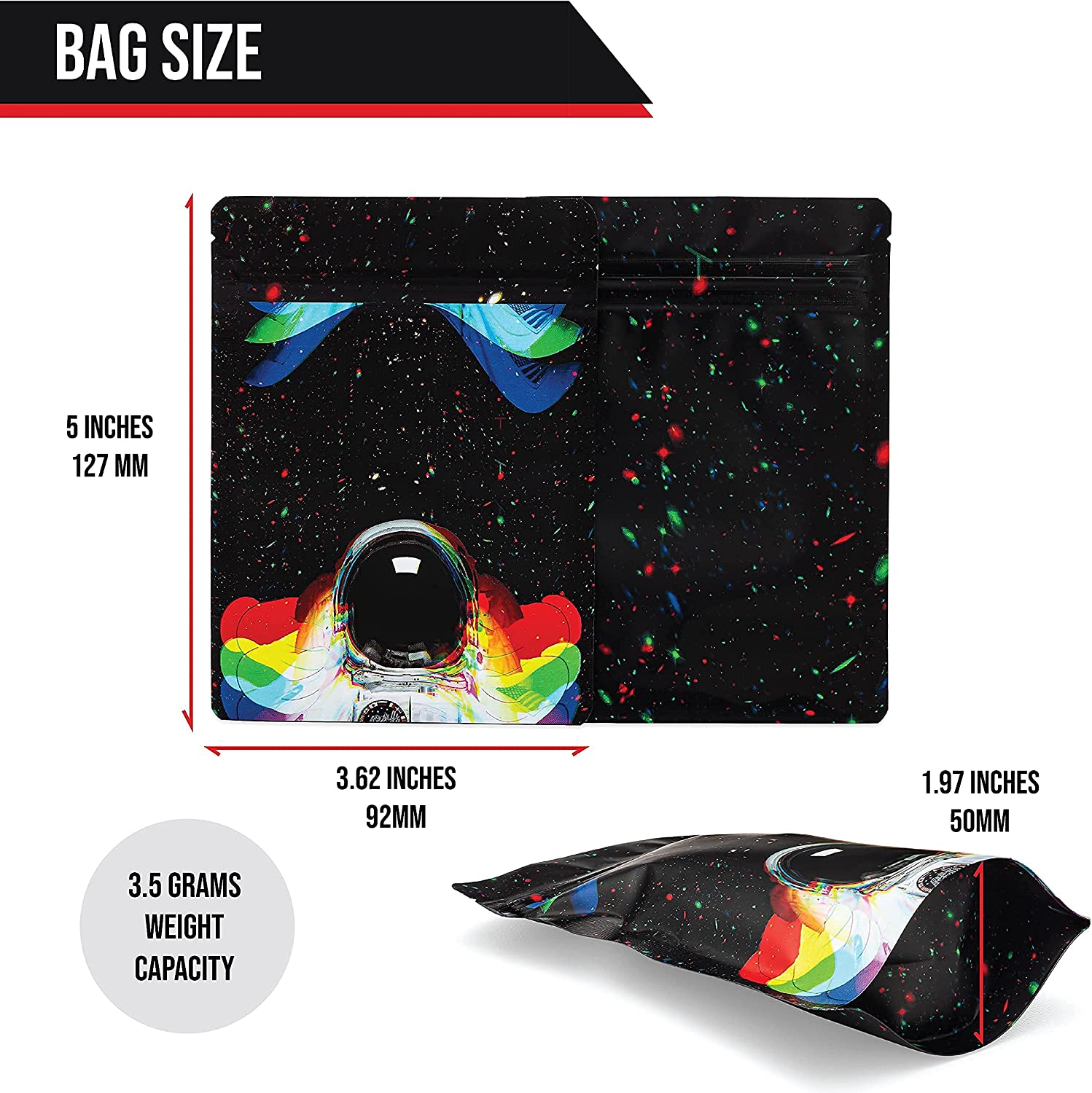 black zipper bag for clothing packaging