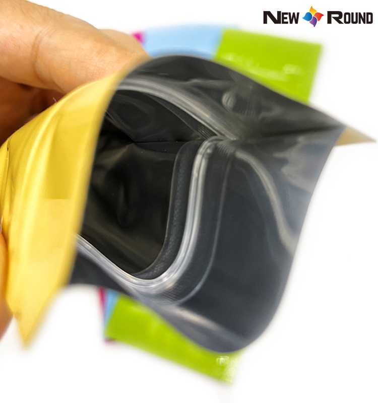 Custom Logo Flat Pouch with Zipper Flat Bottom Food Pouch