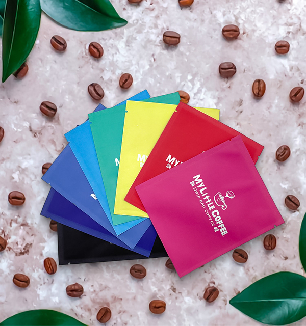 Aluminum Foil Laminated Plastic Packaging Smell Proof Bags Small Zipper Cooffee Package Bag