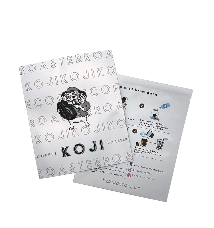 Kraft Flat Bottom Paper Custom Printed Packing Biodegradable Compostable Empty Bean Packaging Coffee Bag