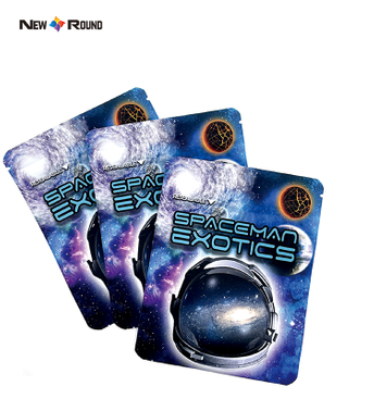 Custom Food Packaging Bag Plastic Bags Stand Up Pouch 3.5 Mylar Bag With Zipper