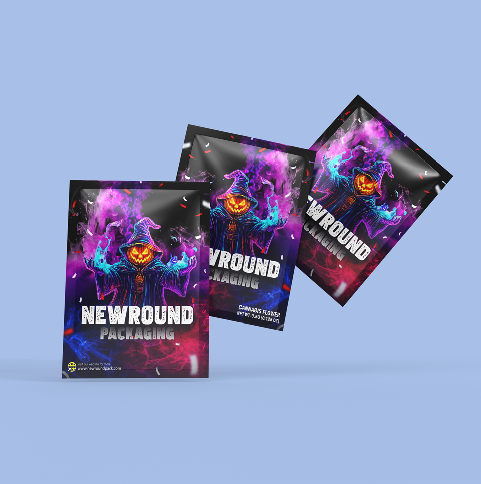 Aluminum Foil Pouches Childproof for Cannabis