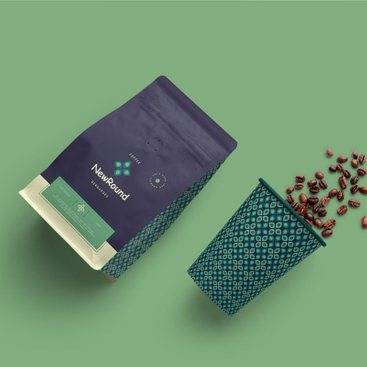 Flat bottom pouch bag with customized printing