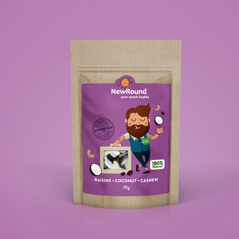 Kraft Paper Stand Up Pouch With Zip Lock