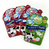 Custom Candy Pouch Stand Up Shape Mylar Bags 8th Mylar Spot UV Holographic Bags with Ziplock