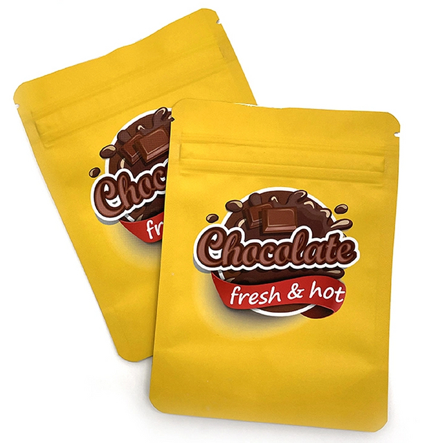 Ziplock Aluminum Packaging Bags Wholesale Zip Lock Plastic Holographic Childproof 3.5 Mylar Bags for Packaging