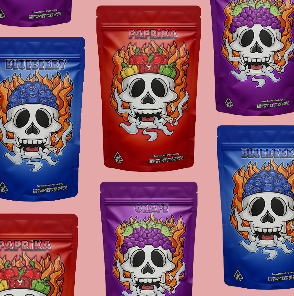 Childproof Pouches for Cannabis Flower