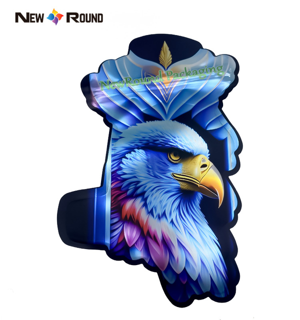 Custom Shape Mylar Bag China Stand Up Pouch Zip Bag Packaging