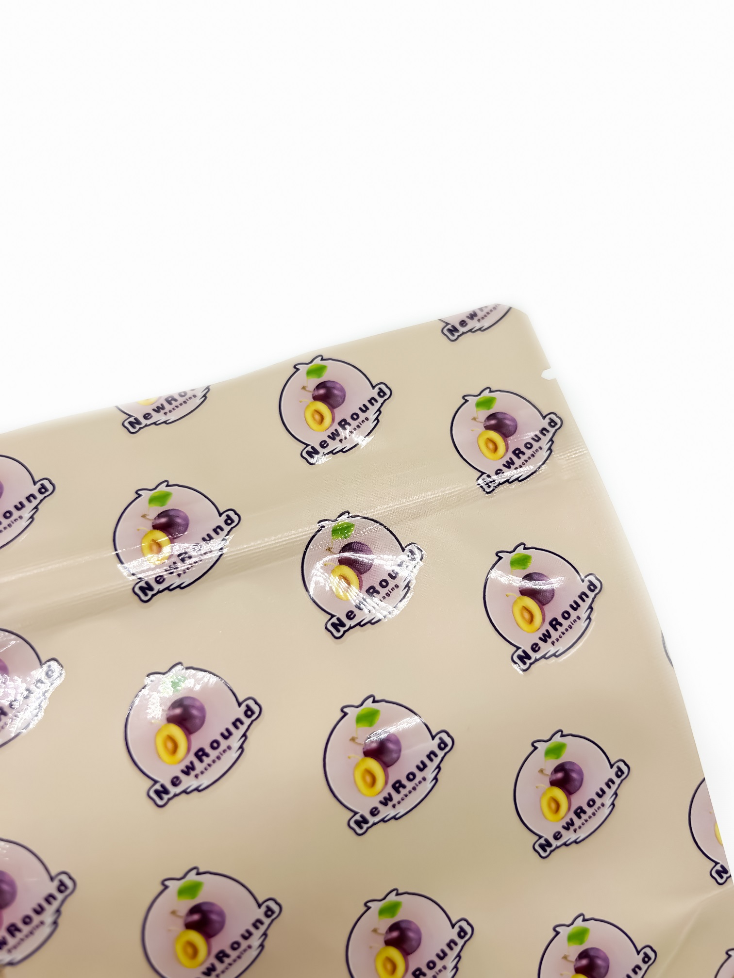Custom Brand Plastic Mylar Bags Smell Proof Stand Up Pouch Food Freeze Packaging Bag
