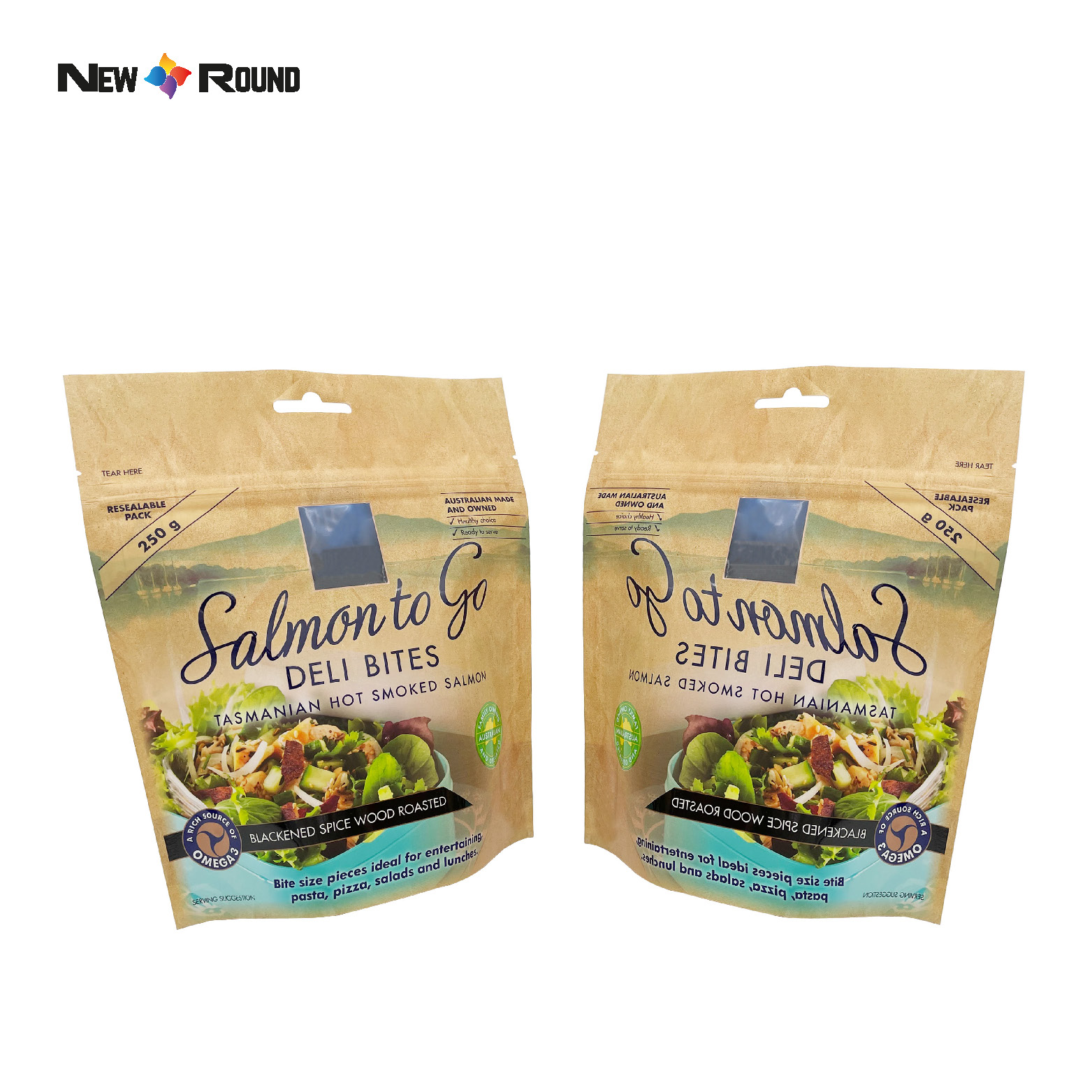 Customized Digital Printing Plastic Bag Stand Up Pouch Recyclable Custom Food Packaging Bags