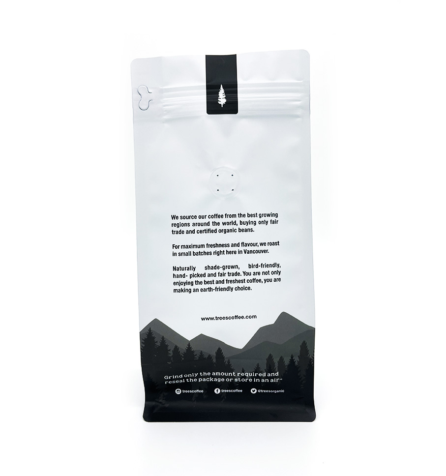 Customized Printed Color Dust Proof Fresh Keeping Coffee Nut Food Grade Flat Bottom Bag