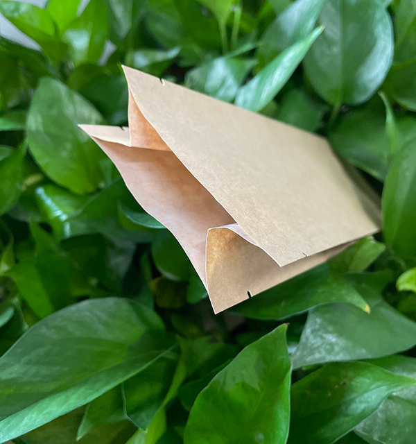 Custom Printed Back Side Sealed with Side Gusset Bag for Bread Cake Snacks Chips Food Packing with Handle