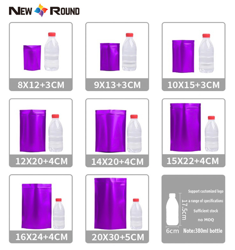 Wholesale Factory Custom Design Printed High Quality Matte Mylar Pouch