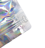 Foil Lined Zipper Square Packaging Flat Bottom Pouch With Window
