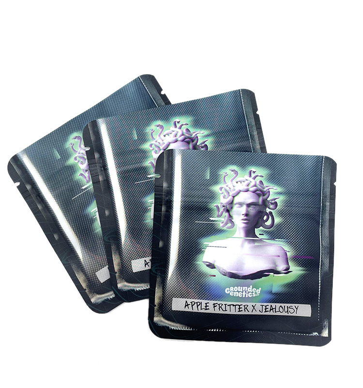 Custom Logo Biodegradable Recycled Stand Up Pouches Dry Food Packaging Herbs And Spices Zip Lock Mylar Bag