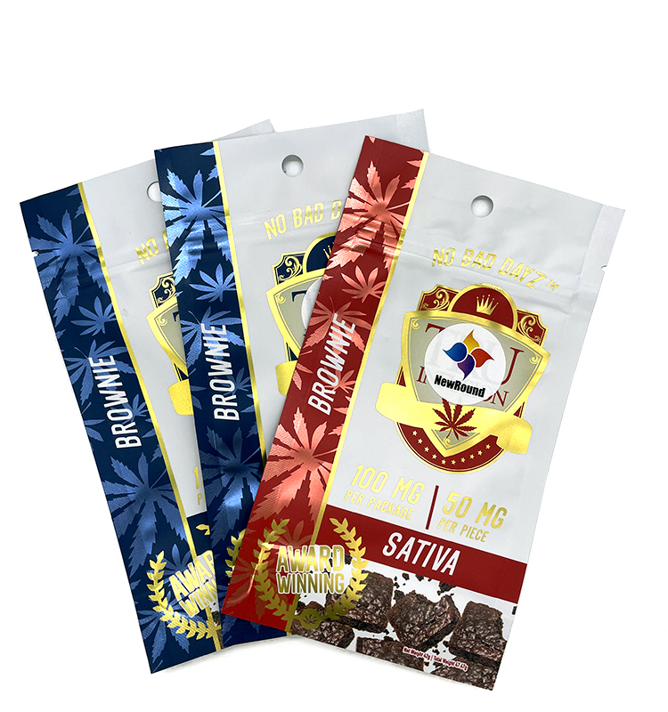 Biodegradable Child Resistant Exit Bags Smell Proof For Legal Medicinal Products Mylar Foil Zip Lock Bag