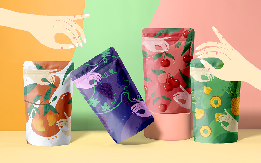 Retail-ready luxury snack packaging