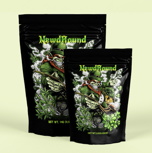 Holographic Cannabis Smell Proof Zip Lock Mylar Resealable Bags