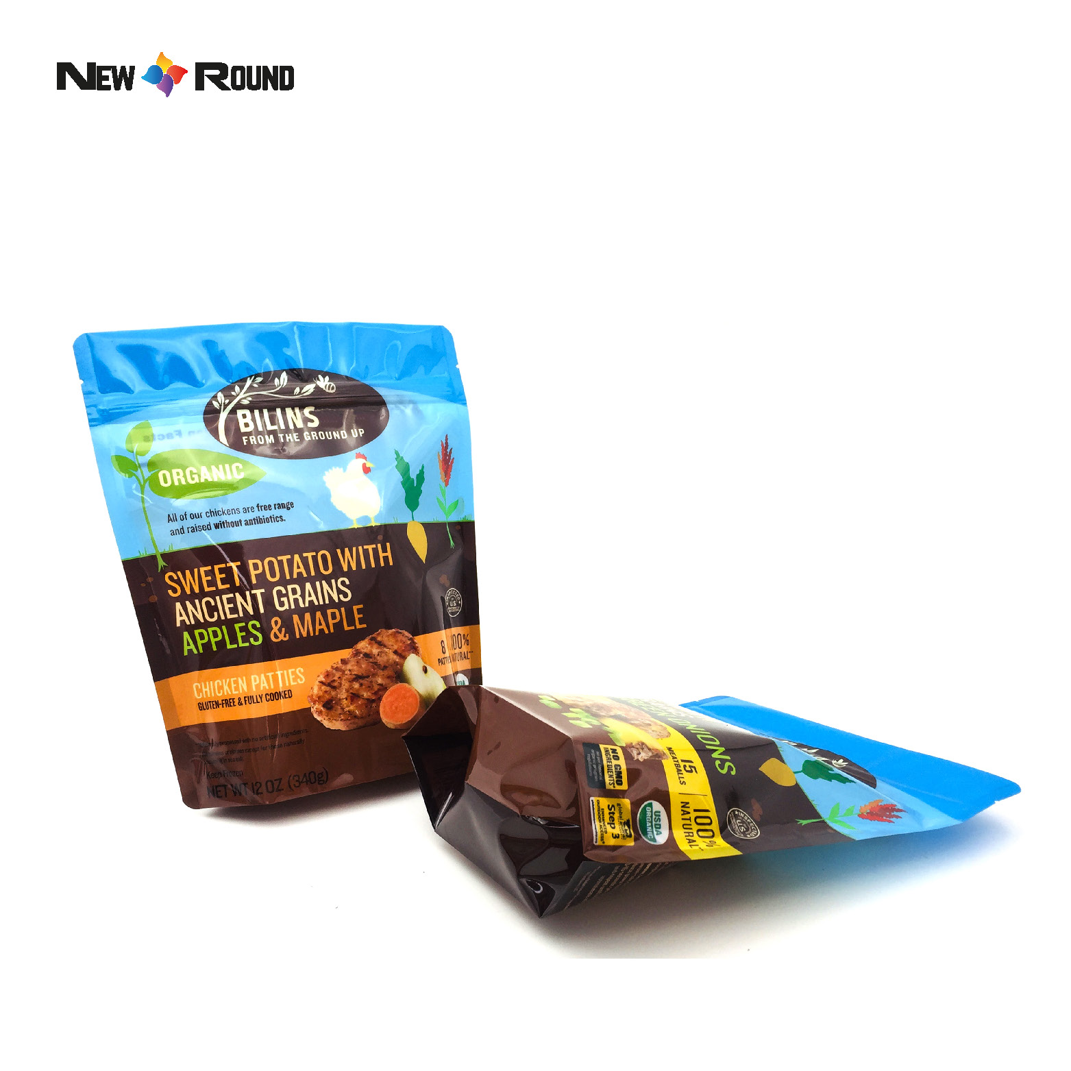 Factory Price Food Packaging Bag Stand Up Pouch Food Packaging Bag with Zipper
