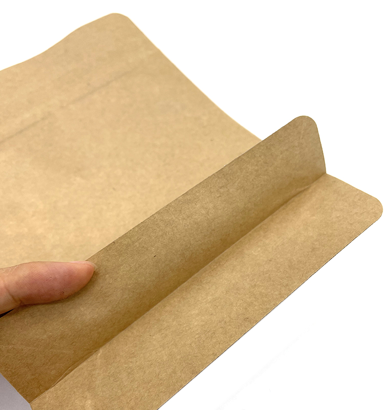 Kraft Paper Square Bottom Bag Thickened Disposable Oil Proof Paper Bag