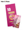 Recyclable Glossy Finish Full Color Printed Flat Box Bottom Powder Pouch