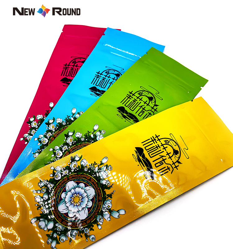 Custom Logo Flat Pouch with Zipper Flat Bottom Food Pouch