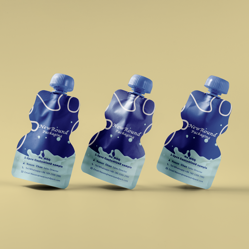 Pet food custom printed spout packaging