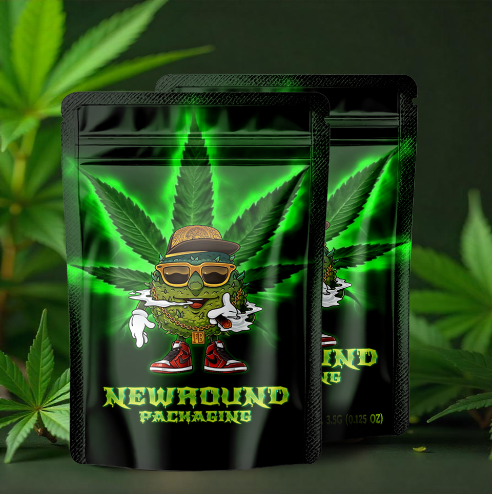 Custom Printed CBD Zipper Lock Pouches