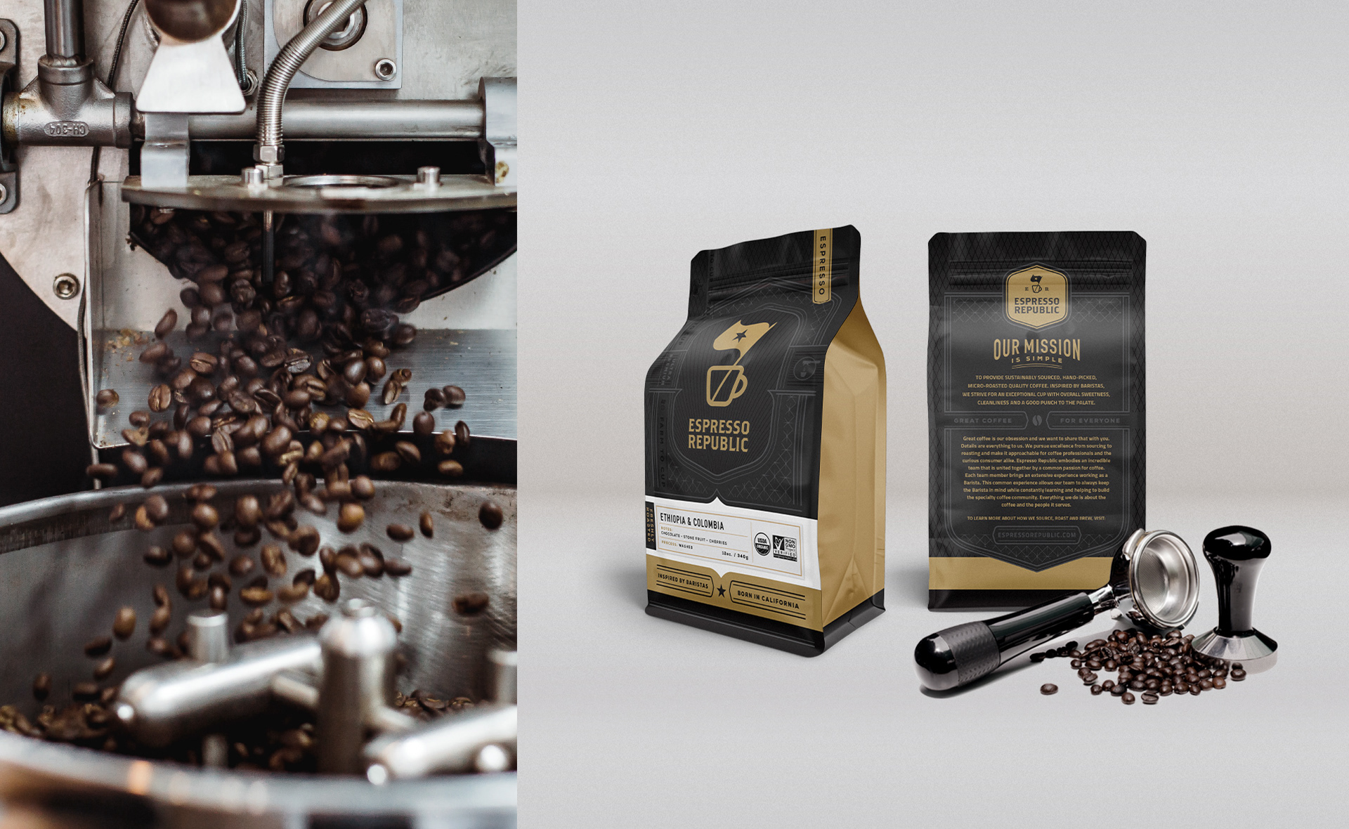 Recycled plastic coffee valve bags