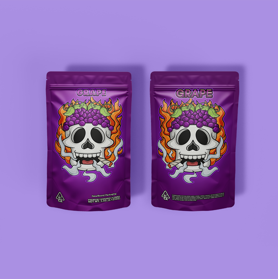3.5 Mylar Bags Smell Proof Cookies Packaging
