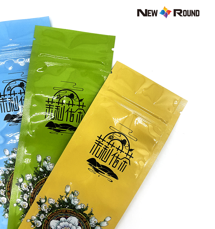 Custom Logo Flat Pouch with Zipper Flat Bottom Food Pouch
