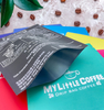Aluminum Foil Laminated Plastic Packaging Smell Proof Bags Small Zipper Cooffee Package Bag