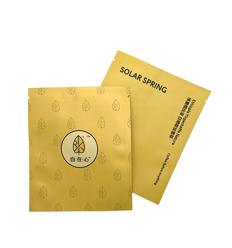 Customer Printed Pouches Flat Bottom Coffee Packaging Bag with Valve