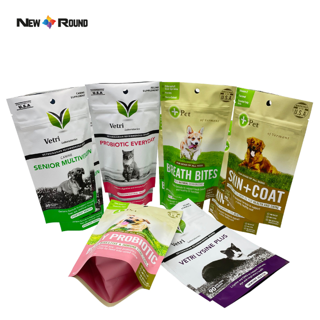Customized Dog Foodstuff Packaging Pet Food Bag Snack Vaccum Bags