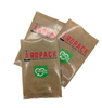 Recyclable Side Printed Ground Drip Tea Bag Coffee Crops Coffee Bags With Valve Silver