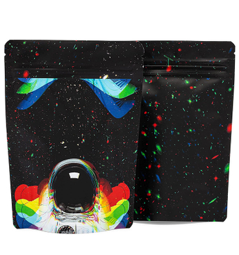 Custom Premium Recyclable Material Stand Up Pouch 3.5 Mylar Bags For Sauce Packaging