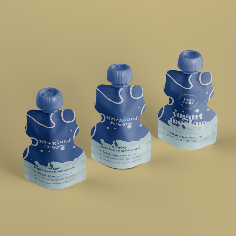 Biodegradable custom spout bags