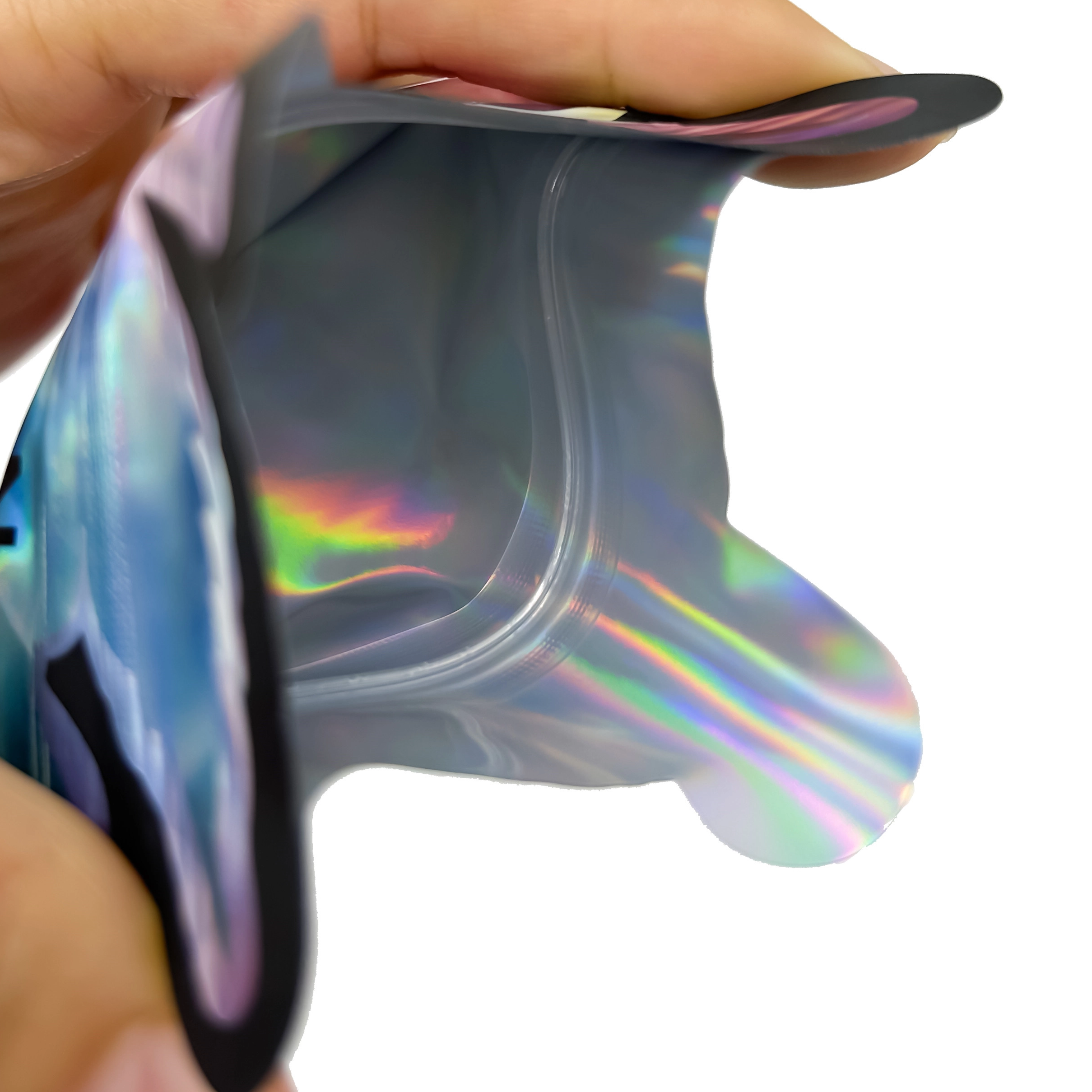 Custom Printed Plastic Special Shaped Gummy Cookie Bags Ziplock Die Cut Mylar Smell Proof Packaging Bags