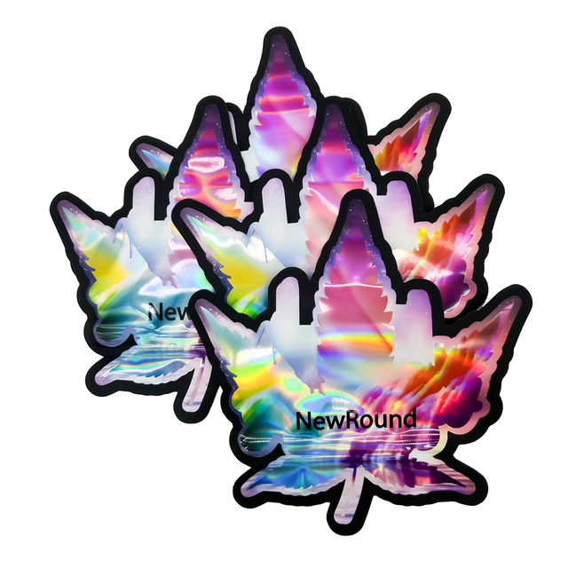 Custom Printed Plastic Special Shaped Gummy Cookie Bags Ziplock Die Cut Mylar Smell Proof Packaging Bags