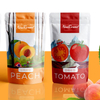 ​​Recycled paper food packaging with PLA window​