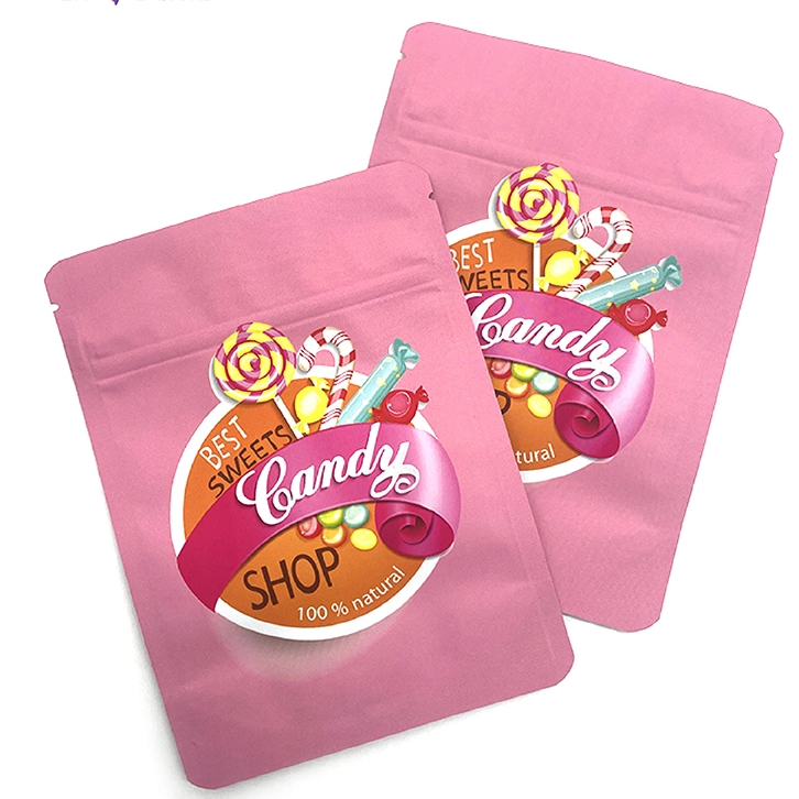 Eco Friendly Customized Aluminum Foil Zip Lock Ziplock Stand Up Pouches Bag