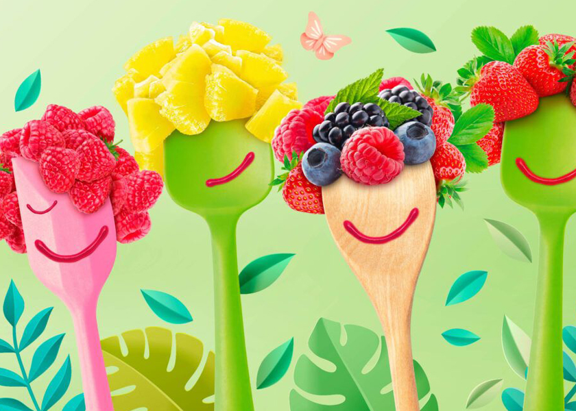 Healthy snack pouches for kids with child-resistant closure