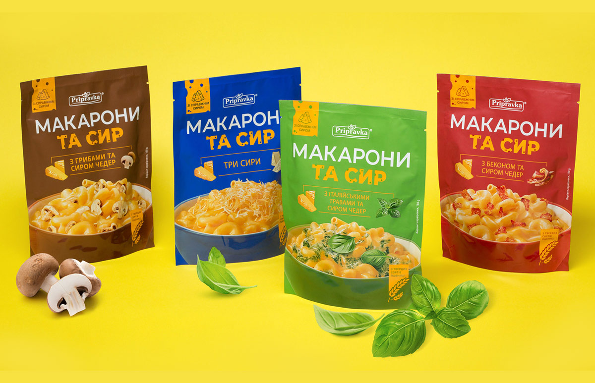 Retort packaging for snacks